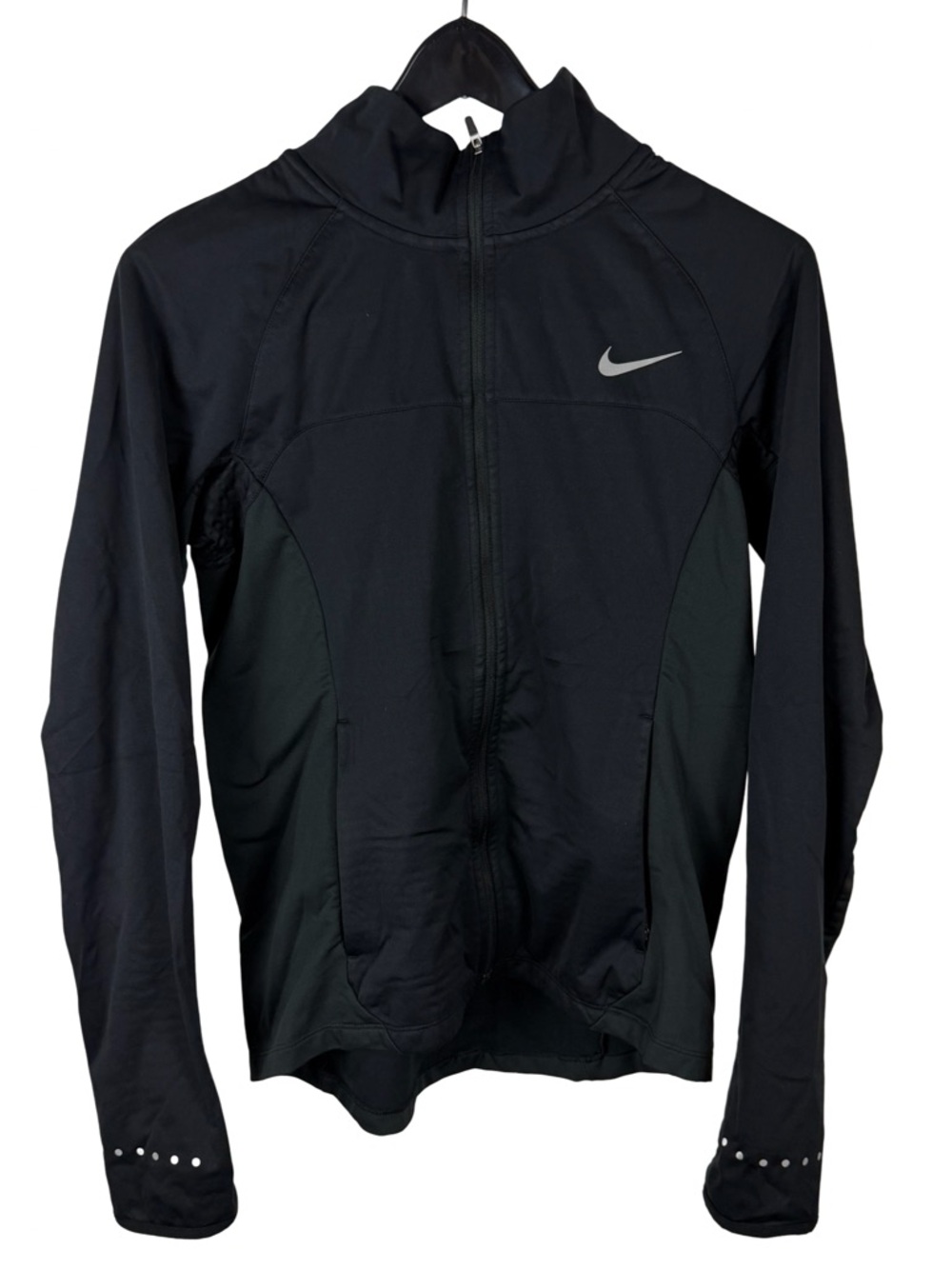 Women’s Nike Shield Micro Swoosh Full Zip Athletic Running Jacket Size S